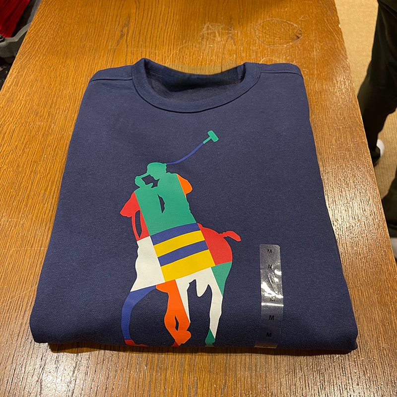 Áo Thun Cotton Màu Trơn In Logo Ralph Lauren Thời Trang Cho Nam