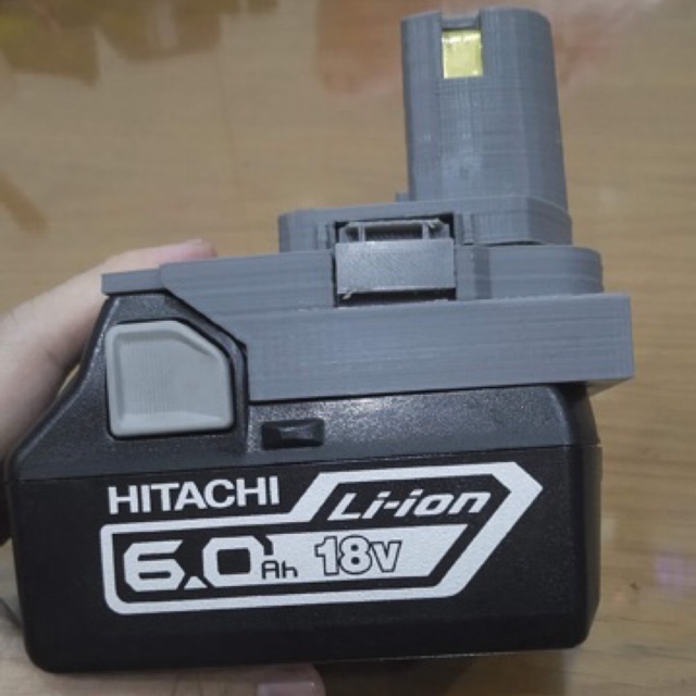 Đế chuyển pin Hitachi 18V dùng cho máy Ryobi 18v