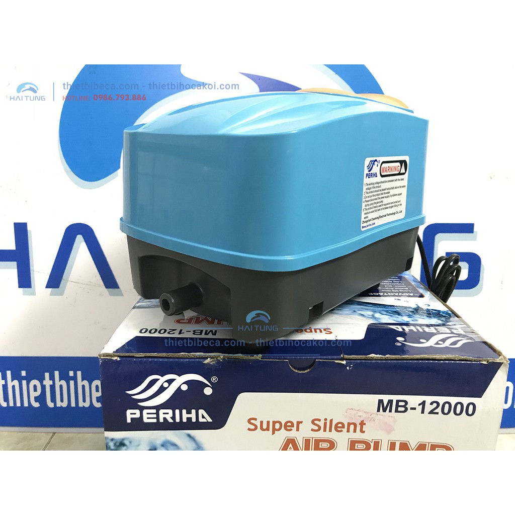 Máy sủi khí oxy hãng Periha MB 4000 - 8000 dành cho hồ cá cảnh