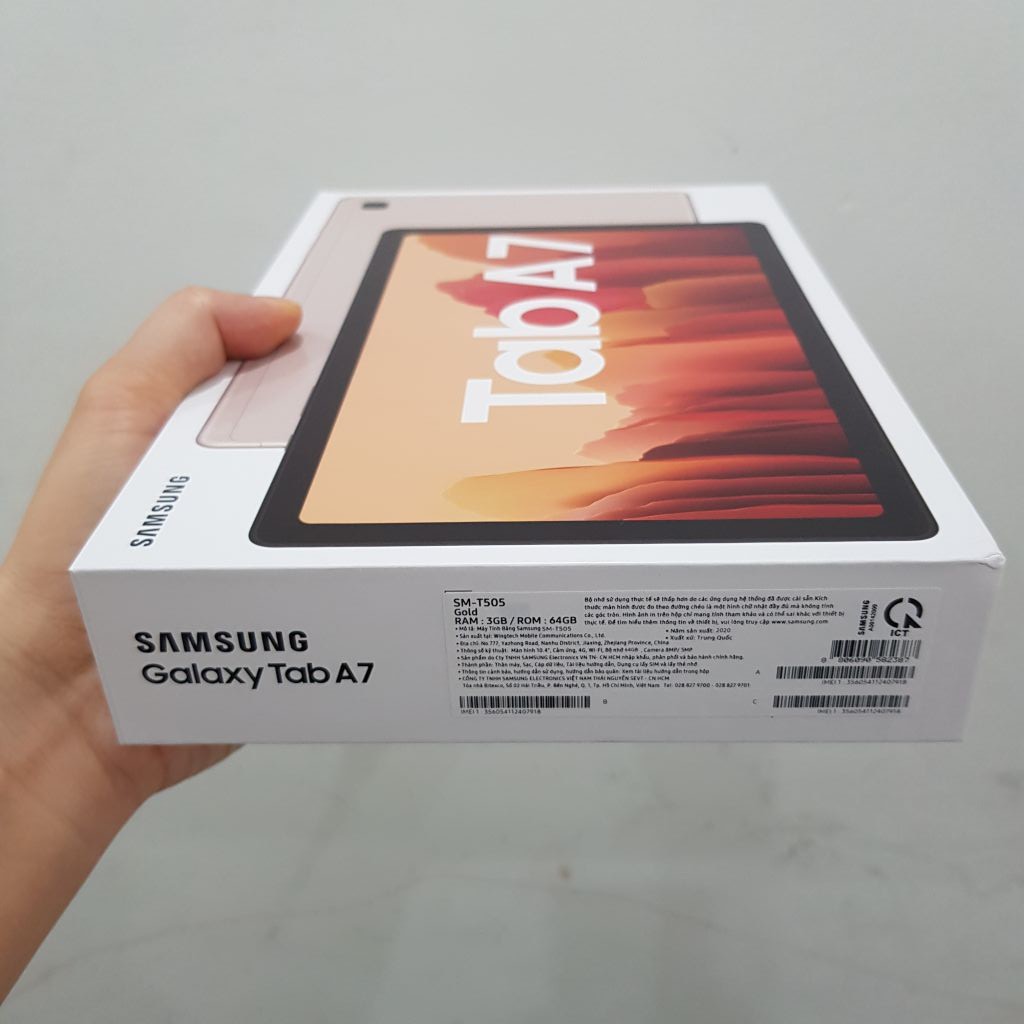 Máy Tính Bảng Samsung Galaxy Tab A7, A7 Lite, Tab A8 Nguyên Seal, Bảo Hành Điện Tử Toàn Quốc