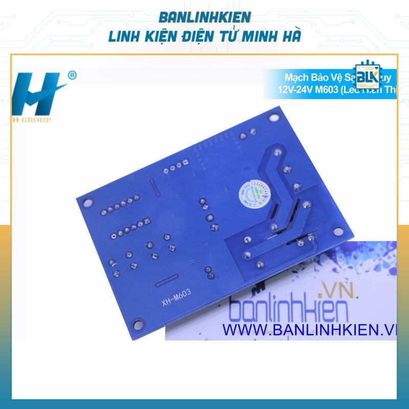BLK Mạch Bảo Vệ Sạc Acquy Có Led Hiển Thị 12V-24V M603