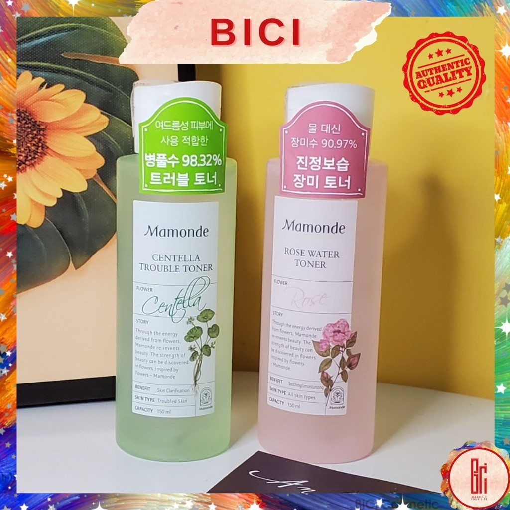 Nước Hoa Hồng Mamonde (Rose Water/Aqua Peel/Centella) Toner - 150ml