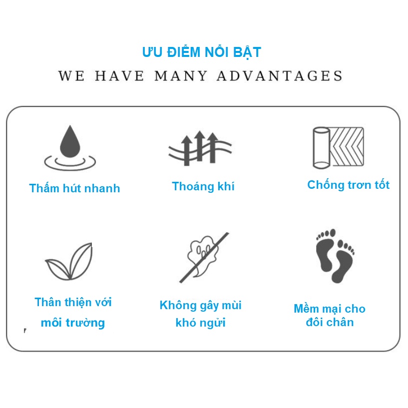 Thảm bếp, thảm trải sàn chống trơn trượt, vải gai thấm hút tốt - chống trơn, trang trí nhà cửa