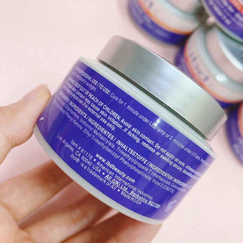 Gel đắp móng IBD 56g Cheap nail loại tốt không nóng không chảy hũ lớn