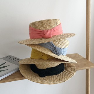 Mũ cói gaucho nhiều màu, mũ cói đi biển chất liệu tự nhiên 100%