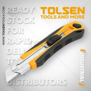 [Hàng Cao Cấp] Tolsen chính hãng 30016 dao rọc giấy 3 lưỡi to 25mm công nghiệp tolsen chất lượng cao