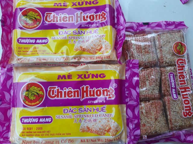 Mè Xửng dẻo Thiên Hương 250g (5 gói) - Đặc sản Huế