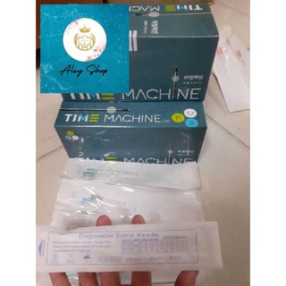 1 hộp kim cannula 23G-50mm hãng Time Machine, Hàn Quốc, giá 700.000đ, sản phẩm dùng để tiêm filler trong các spa và VTM.