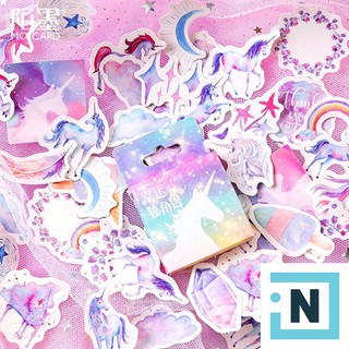 [ iNote ] Set 45 Sticker Dán Thiên Mã Hộp Mini Siêu Đáng Yêu