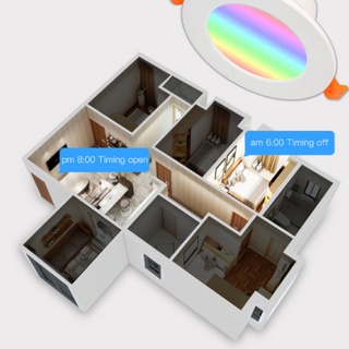 Đèn âm trần cho Google Home Amazon Aexa Tuya