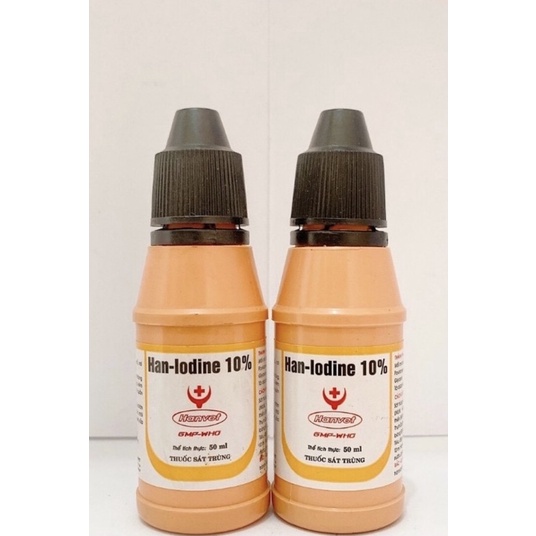 Han - Iodine 10% sát trùng 50ml