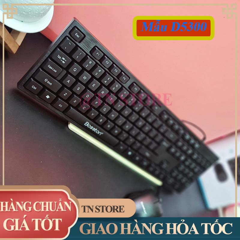 Bộ bàn phím chuột có dây sử dụng văn phòng hoặc gaming giá rẻ TNStore BBPC