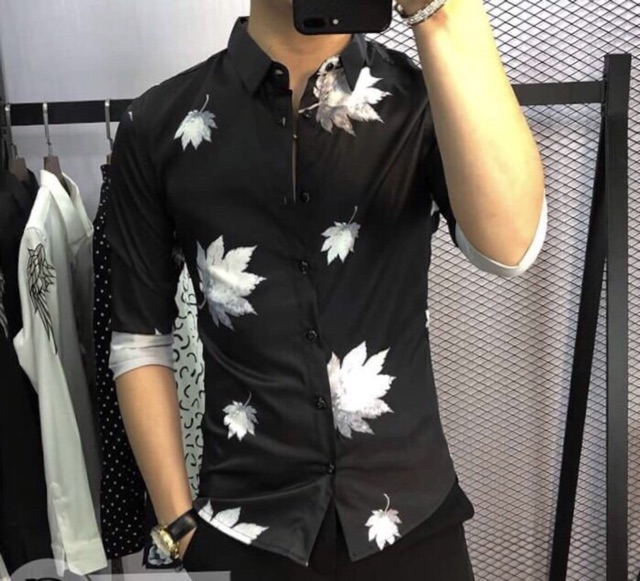 Somi nam tay dài in chiếc lá-TT516130 | BigBuy360 - bigbuy360.vn