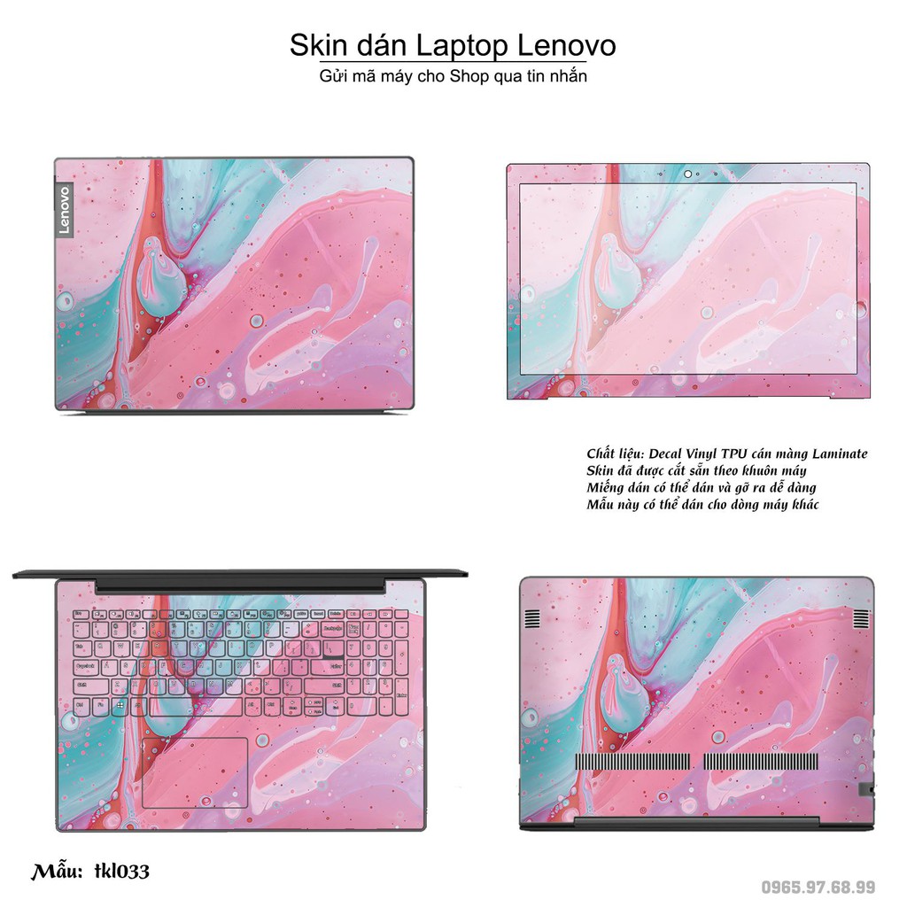 Skin dán Laptop Lenovo in hình thiết kế _nhiều mẫu 6 (inbox mã máy cho Shop)