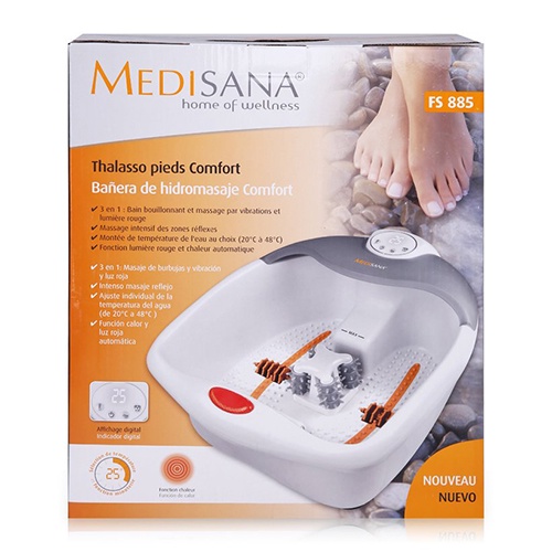 Chậu massage chân Medisana FS885 - massage và điều chỉnh nhiệt độ