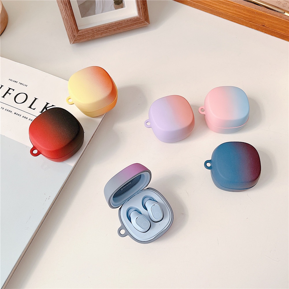 Vỏ Bảo Vệ Hộp Sạc Tai Nghe Baseus WM02 Cứng Màu Cầu Vồng Gradient