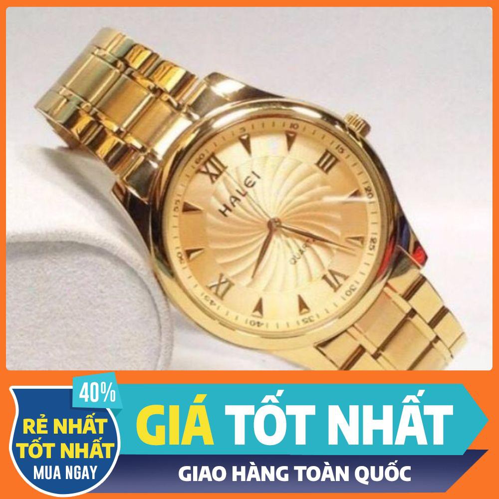 Đồng Hồ Mạ Vàng 9999 Halei