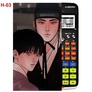 Decal Máy tính CASIO fx570, fx580...anime Dạ Ký -painter of the night (các mẫu)