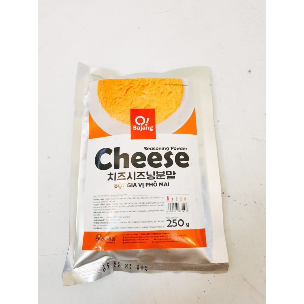 [GIÁ SỈ] 250g Bột phô-mai Lắc Hàn Quốc Lắc Bánh Gạo Khoai Tây | BigBuy360 - bigbuy360.vn