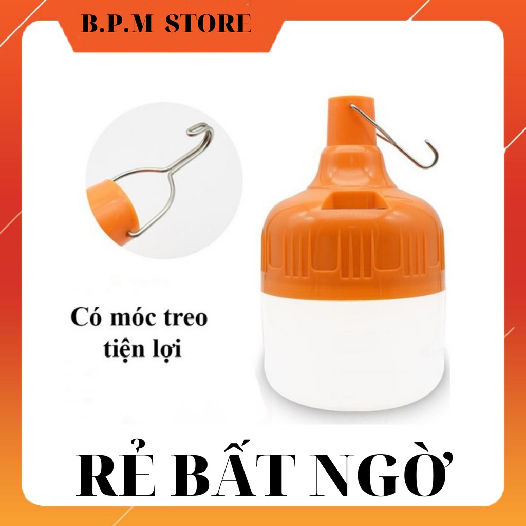 Đèn tích điện 100w , 120w , 150w không dây có móc treo ; đèn bulb ; đèn led không dây tích điện siêu sáng #8