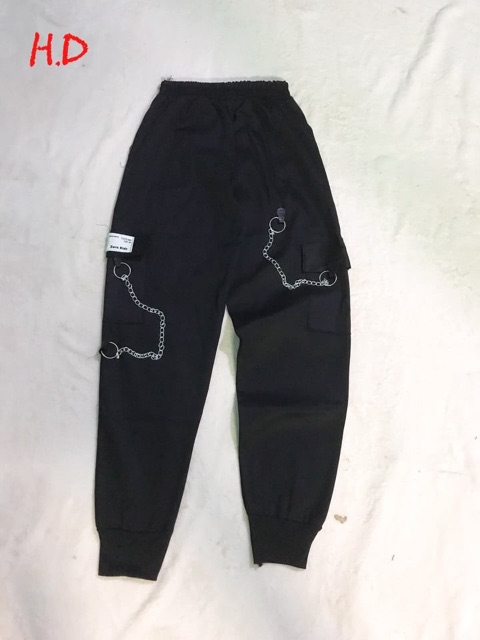 [ Mã WASTAPR giảm 10K đơn 50K] Quần Kaki mác trắng kèm dây xích HĐ12 | BigBuy360 - bigbuy360.vn