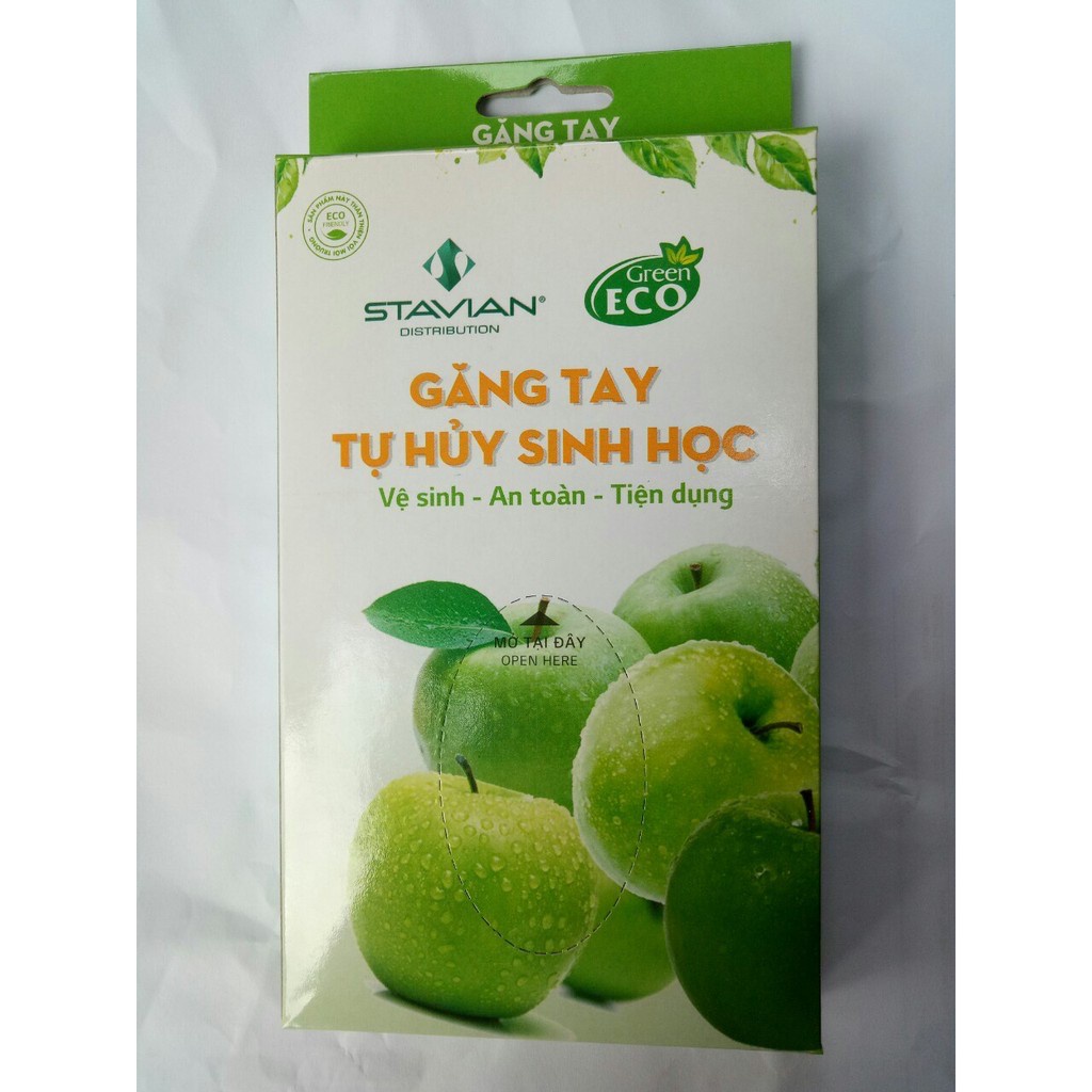 Găng tay tự hủy sinh học (hộp khoảng 50 cái)