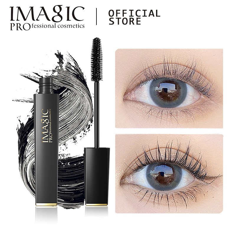 Mascara IMAGIC Màu Đen Chống Nước Uốn Mi Cong và Dài Hiệu Quả 0.39g