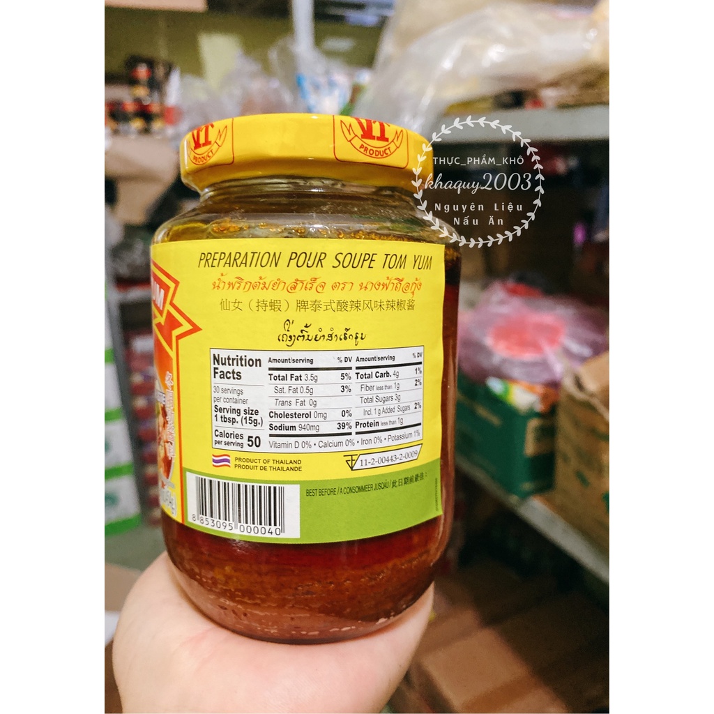 Gia vị nấu lẩu Thái Tom Yum hủ 454gr