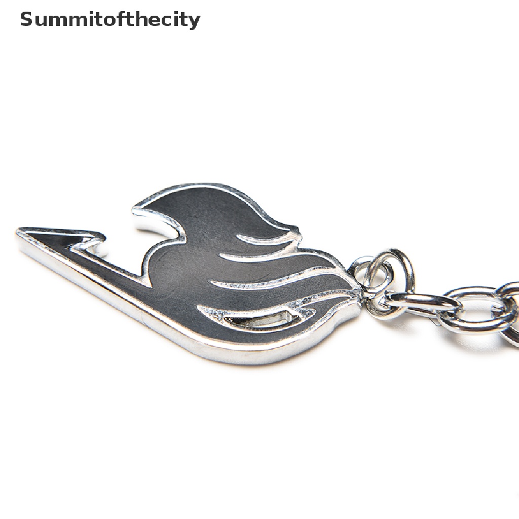 1 Móc Khóa Bạc Hình Lá Cờ Của Nhân Vật Natsu Guild