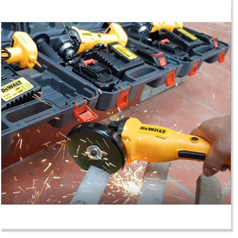 Máy mài pin DEWALT 118V 2 PIN không chổi than, Lõi Đồng - Máy mài Góc, Máy Cắt Đường kín