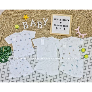 BỘ QUẦN ÁO CỘC TAY CÀI VAI MOON CHO BÉ