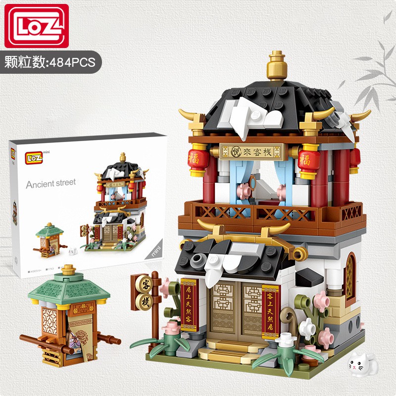 Loz Bộ Đồ Chơi Lắp Ráp Đường Phố Chines 1741 1742 1743 1744