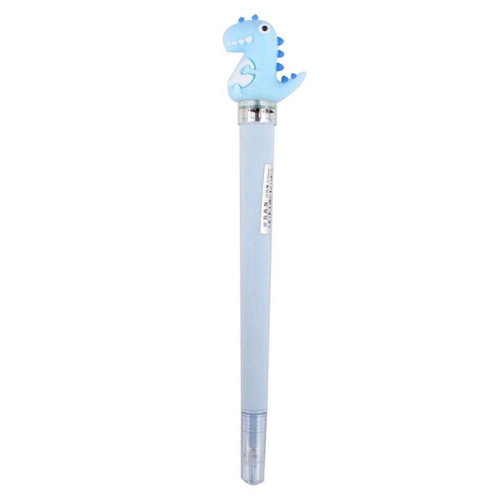 Bút Mực Gel Ngòi 0.5mm Thiết Kế Khủng Long Hoạt Hình Dễ Thương