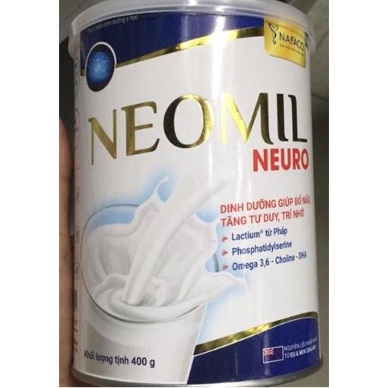 Sữa bột Neomil Neuro 400g - Dinh dưỡng giúp bổ não, tăng tư duy và trí nhớ