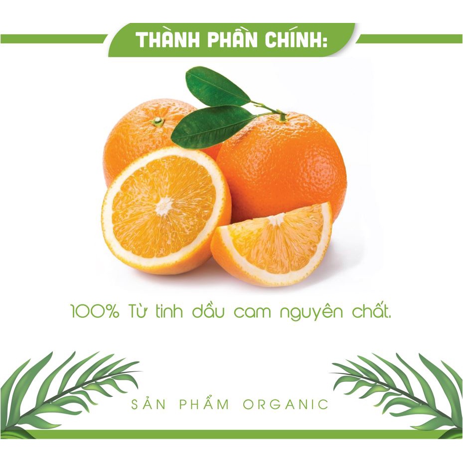 Tinh dầu AN AN 10ml hương Cam Ngọt nguyên chất nhập khẩu Ấn Độ đạt chuẩn GMP ,USDA thơm phòng, khử mùi hiệu quả.