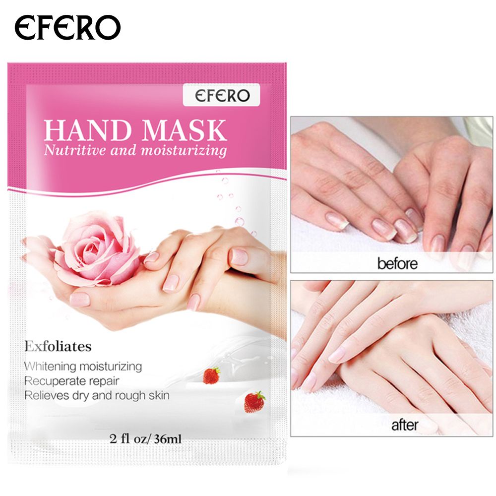 Mặt nạ dưỡng da tay Efero chiết xuất hoa hồng trẻ hóa da