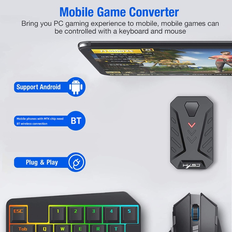 Bộ Chuyển Đổi Chuột Và Bàn Phím USB Không Rung P8