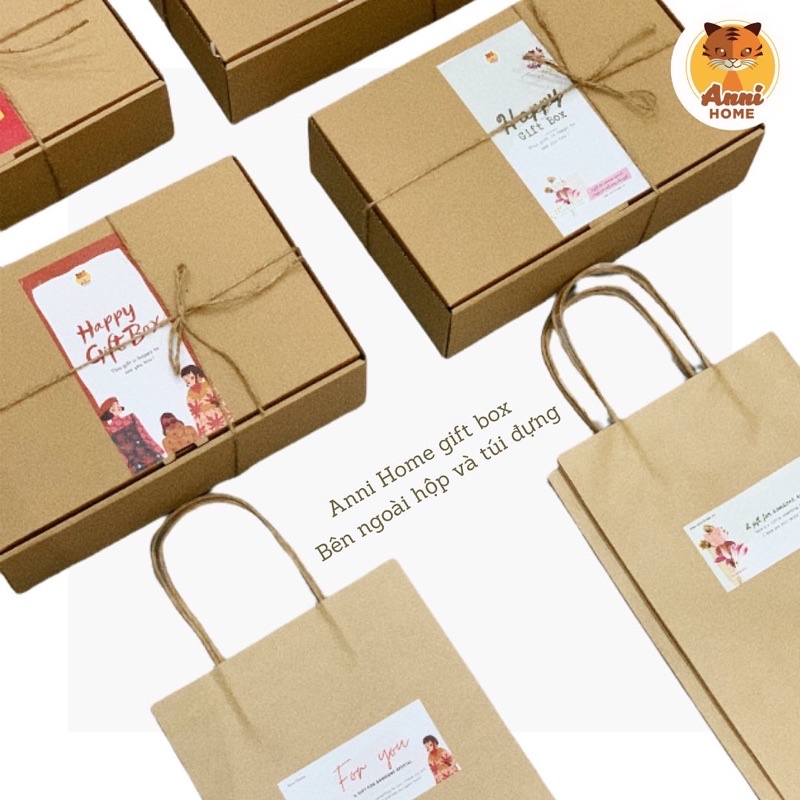 Quà tặng bạn gái, quà tặng sinh nhật với bình giữ nhiệt, túi thơm và nến thơm Anni Home