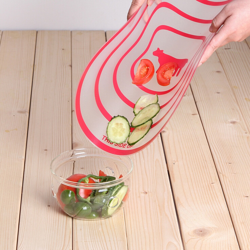 1PC Thớt Nhựa Siêu Mỏng Linh Hoạt Tiện Dụng Cho Nhà Bếp