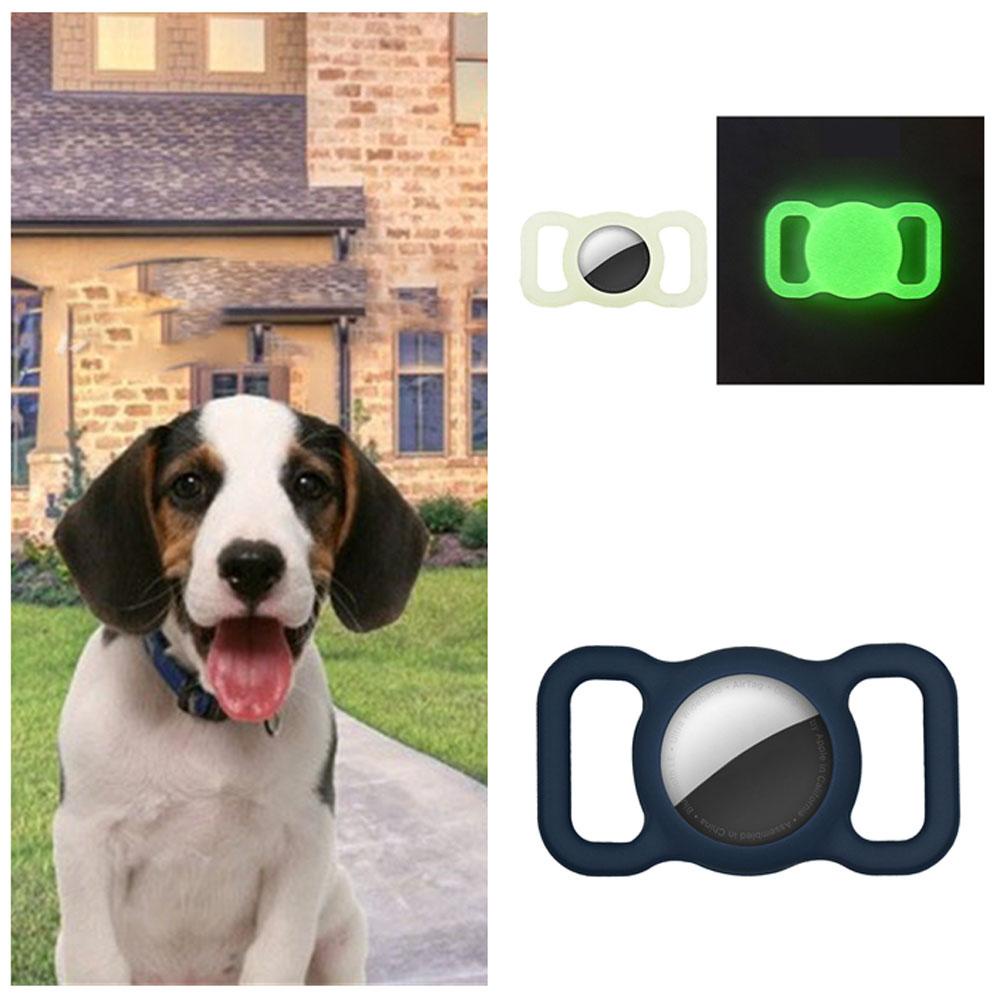 Vỏ Silicon Dạ Quang Bọc Móc Khóa Chống Thất Lạc Cho Thú Cưng