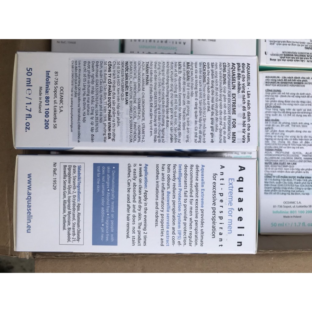 AQUASELIN NAM - MUA 2 50ML TẶNG 1 CHAI 20ML Lăn nách, khử mùi đến từ BA LAN (50ml) | BigBuy360 - bigbuy360.vn
