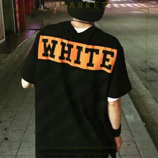 Áo thun OFF WHITE ORANGE (trắng, đen)