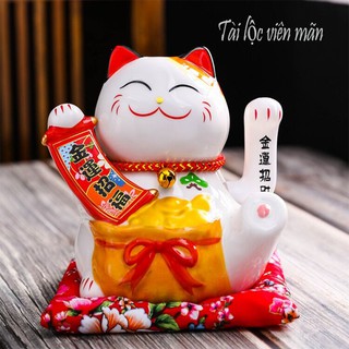 Mèo thần tài vẫy tay thu hút tài lộc vận khí cho người sử dụng