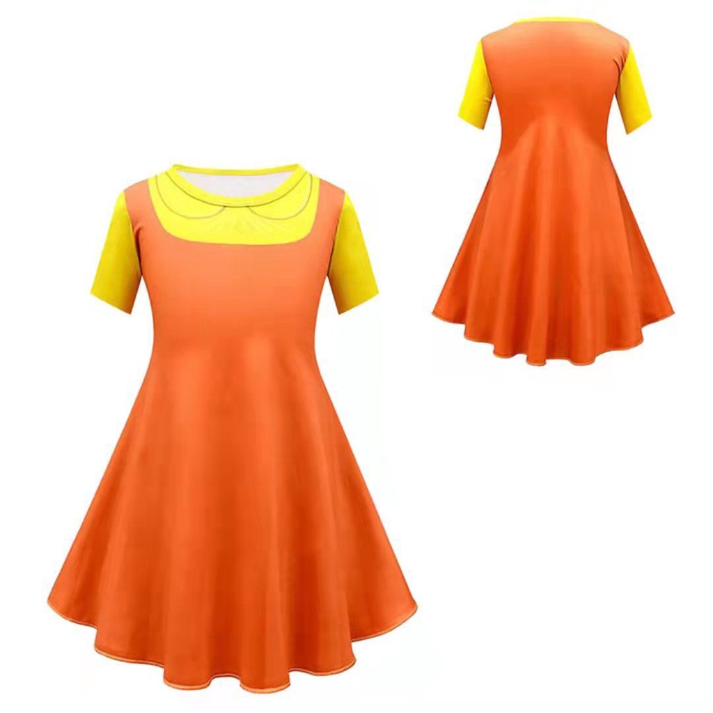 Bộ Trang Phục Hóa Trang Nhân Vật Robot Màu Đỏ/Xanh Lá/Vàng Sáng Hóa Trang Halloween Cho Nữ