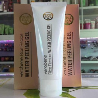 👧Tẩy Tế Bào Chết Hàn Quốc Dạng Gel – Verobene Rice Recipe Water Peeling Gel 100ml