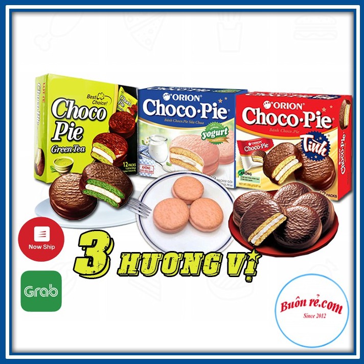 1 chiếc bánh Chocopie 3 hương vị thơm ngon bổ dưỡng lợi khuẩn siêu hot – Buôn rẻ.com 01001