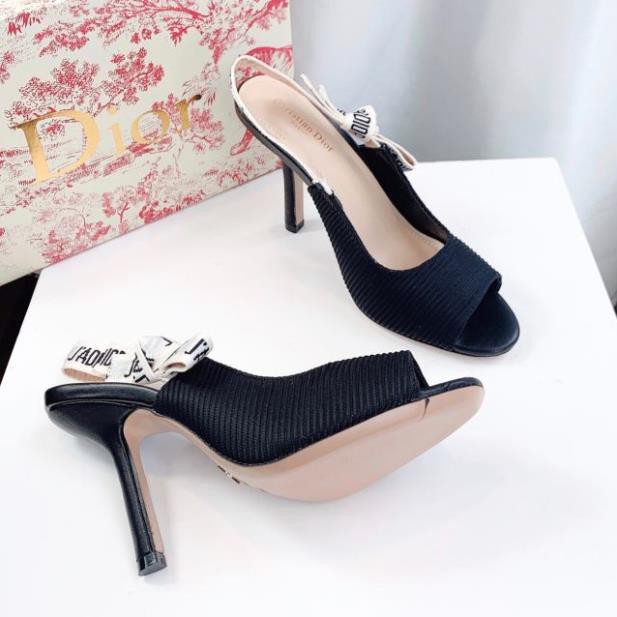 H(ẢNH THẬT) Sandal 9p Hở Mũi Da Gân Fullbox Bill Túi Hãng Cao Cấp