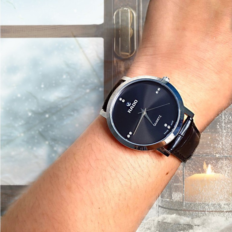 Đồng hồ nam nữ RADO dây da máy thụy sĩ cao cấp phiên bản mới nhất [ Bảo hành 12 tháng 1 đổi 1 ] | BigBuy360 - bigbuy360.vn