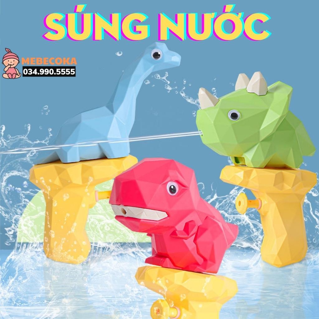 Súng phun nước cho bé, súng đồ chơi cao cấp nhiều hình dễ thương