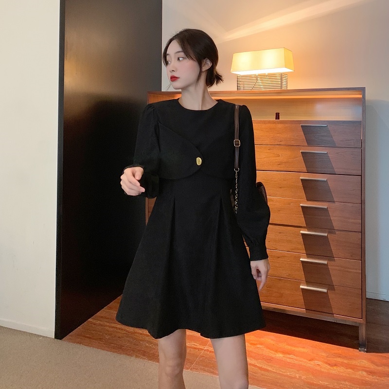 Đầm Kim Loại Thiết Kế Đơn Giản Thời Trang Theo Phong Cách Hàn Quốc Cho Nữ